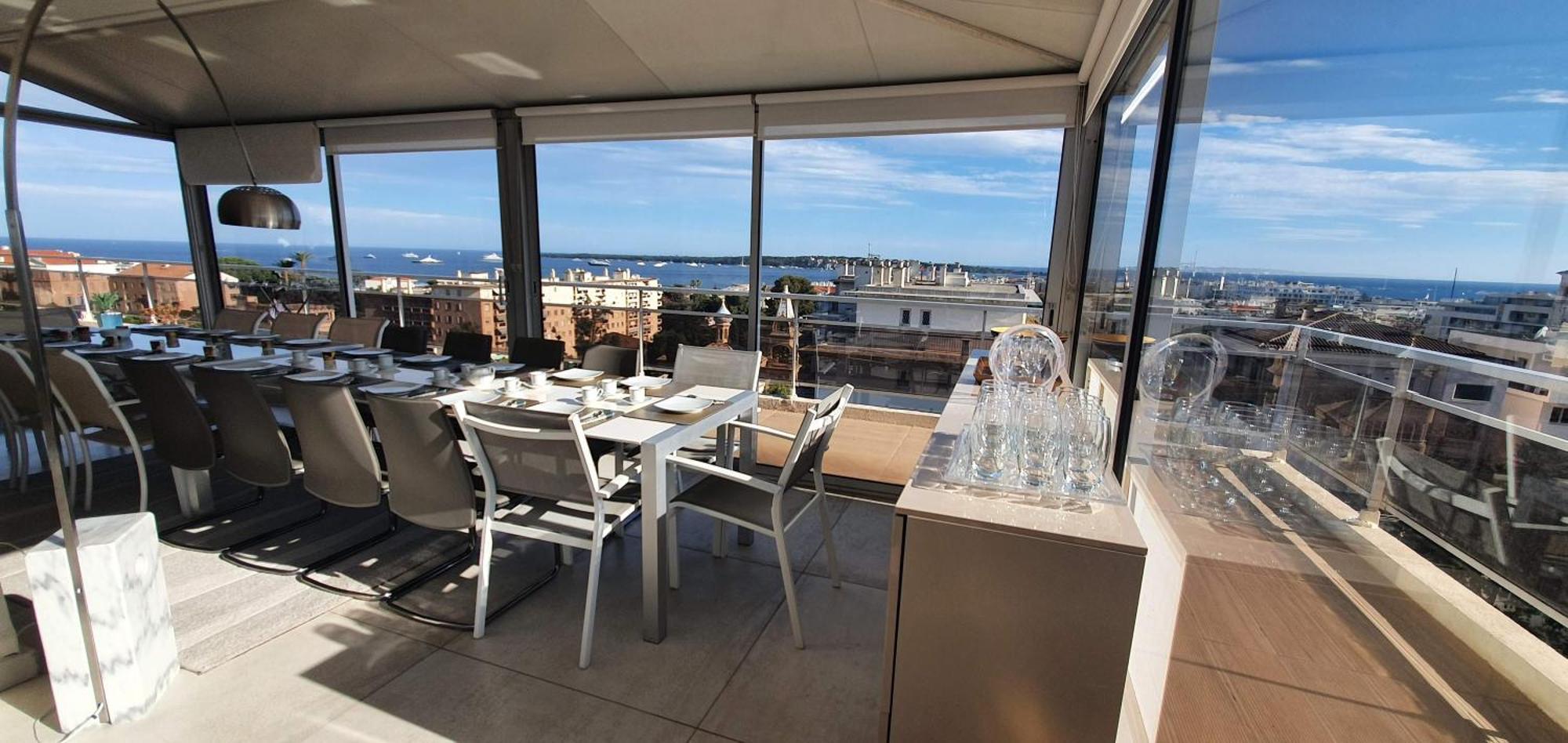 Villa Sur Le Toit - Vue Mer Exceptionnelle Cannes Exterior foto